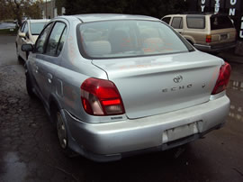 2002 TOYOTA ECHO, 1.5L AUTO 4DR,COLOR SILVER, STK Z14826